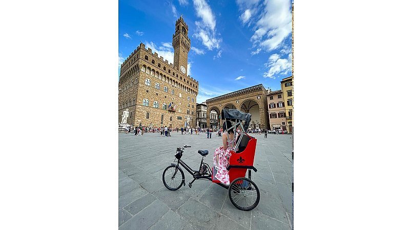 Florence: Rickshaw excursion in the historical center